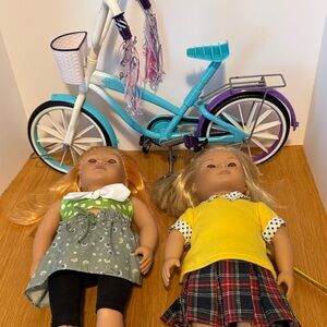 Our Generation Doll Set with Bicycle